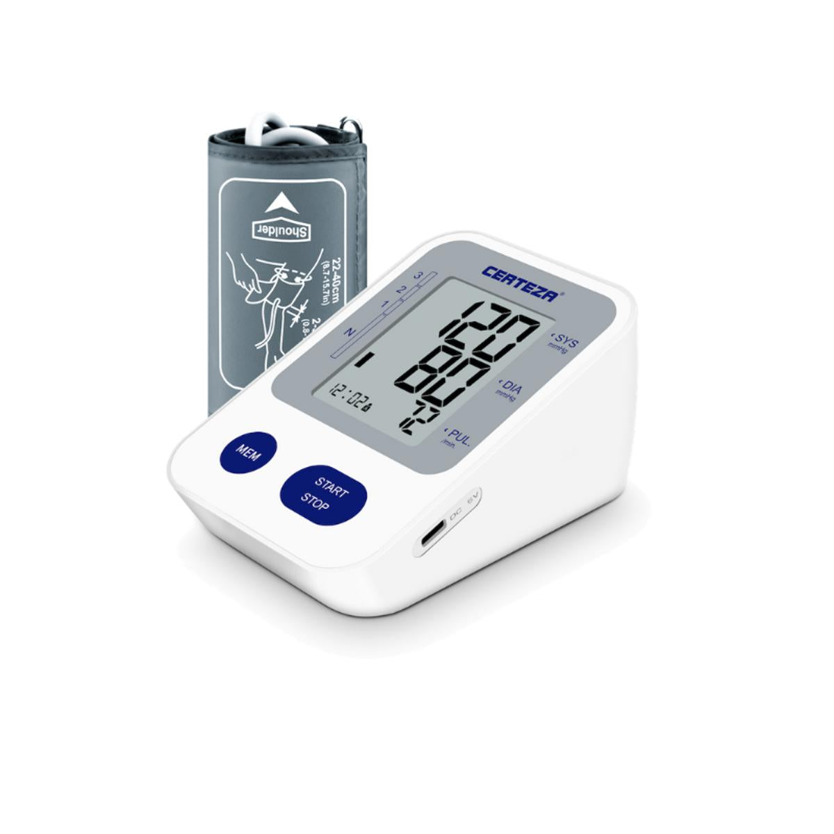 Certeza BM-400 Digital Blood Pressure Monitor – Accurate Home BP Tracking