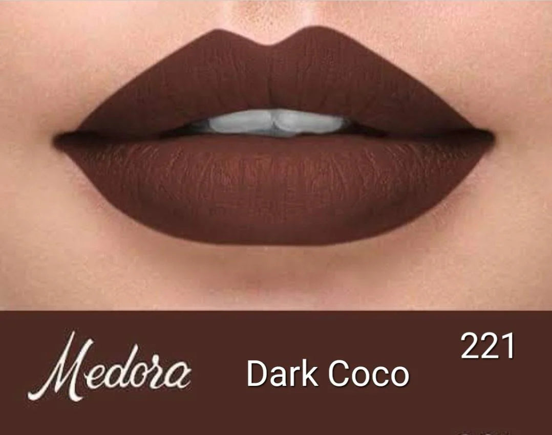 Medora 221 shade lipstick for Pakistani skin