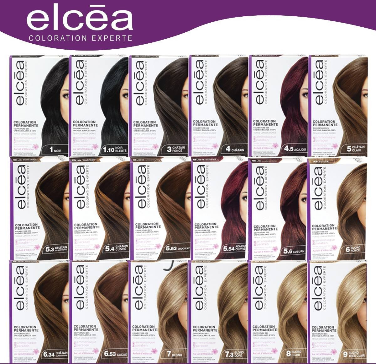 Elcea Châtain Clair 5 Hair Color – Long-Lasting Light Brown Shade