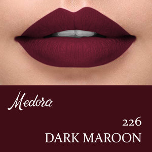 Medora Bold Maroon Matte Lipstick Online Pakistan