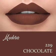Medora Chocolate Matte Lipstick 229 deep brown color Pakistan