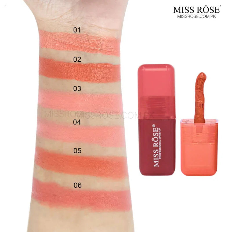 Miss Rose peach srotbet lip and cheek tint