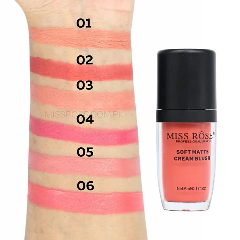 Miss Rose cream blush shade 01