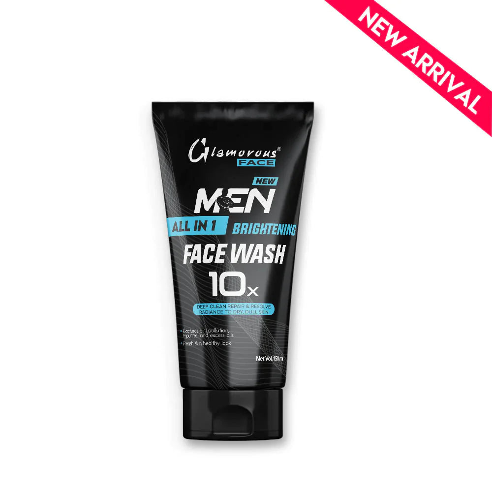 Glamorous Men 10X Brightening Face Wash for Pakistani skin