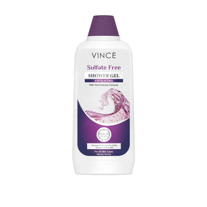 Vince Sulfate Free Exfoliating Shower Gel 300ml for gentle body cleansing and exfoliating care
