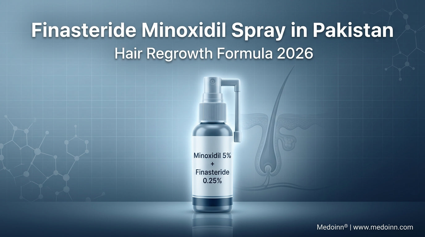 Finasteride Minoxidil Spray in Pakistan - Hair Regrowth Guide 2026
