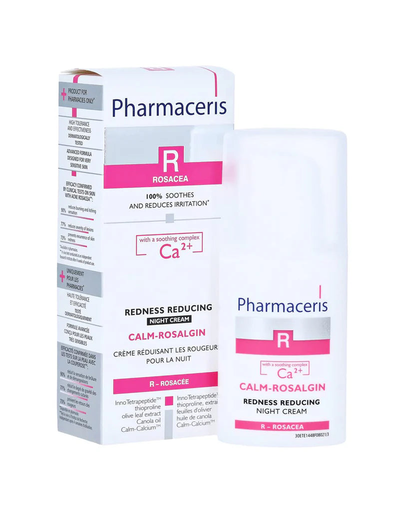 Pharmaceris R CALM-ROSALGIN night cream bottle and box