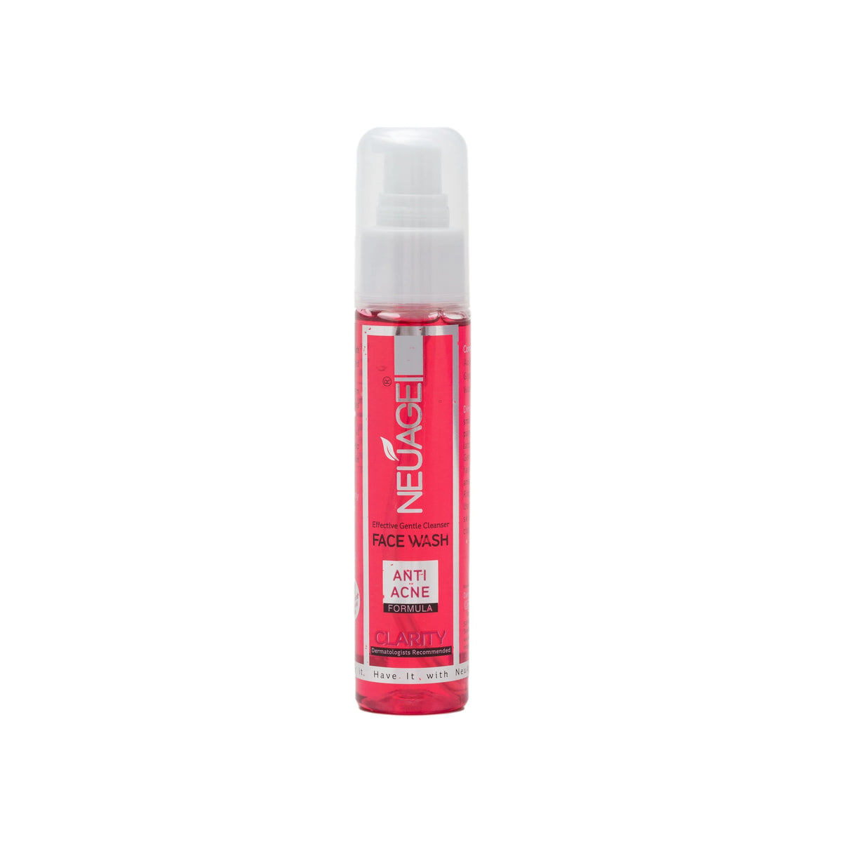 Neuage Face Wash 60ml bottle, manufacturer image