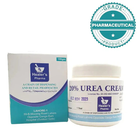Urea Cream 20% 100gm – Dispensing Medicine for Dry & Thick Skin