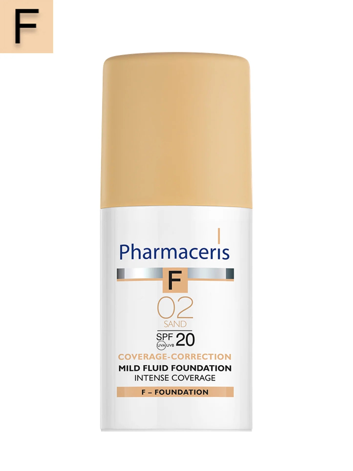Pharmaceris F Mild Fluid Foundation SPF 20 Sand 02 – Intense Coverage