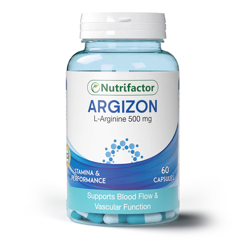 Argizon L-Arginine 500mg tablet packaging