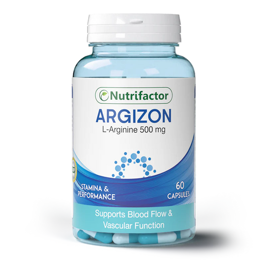 Argizon L-Arginine 500mg tablet packaging