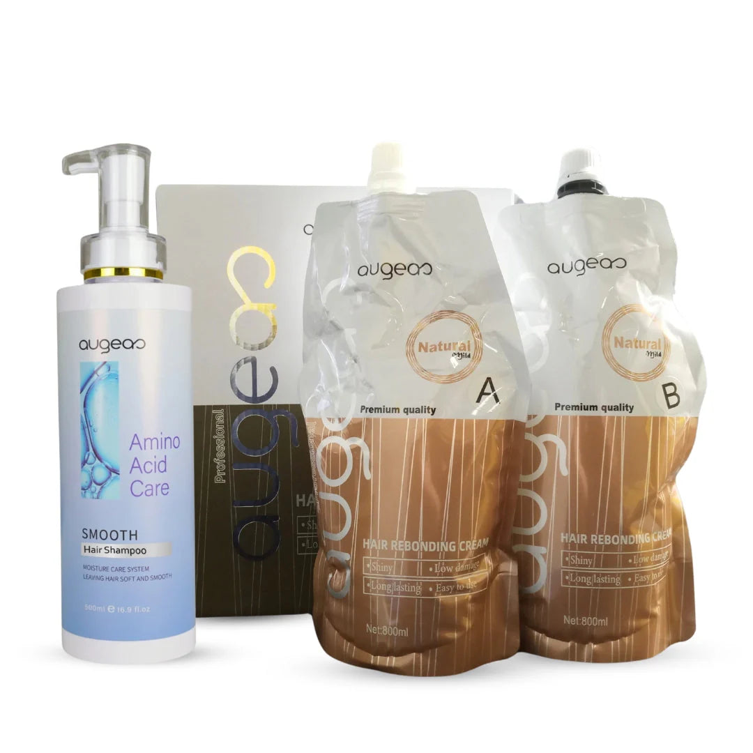 Hair straightening and amino acid hair care set
