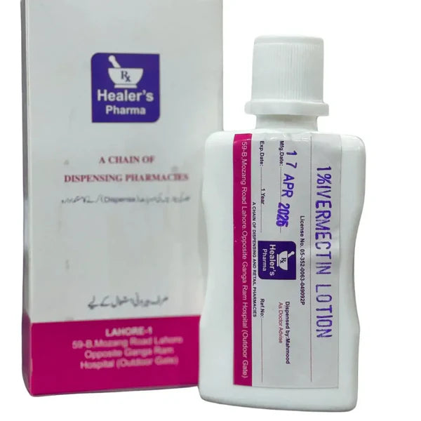 Ivermectin Lotion 1% – Treatment for Skin Parasite & Inflammatory Conditions