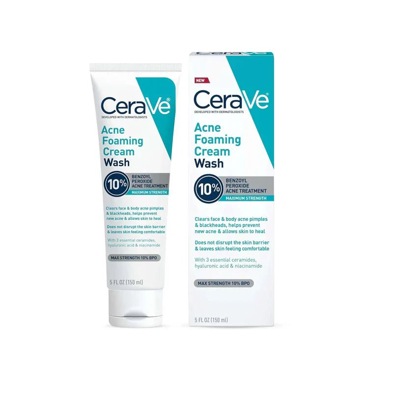 CeraVe Acne Foaming Cleanser with Benzoyl Peroxide Pakistan