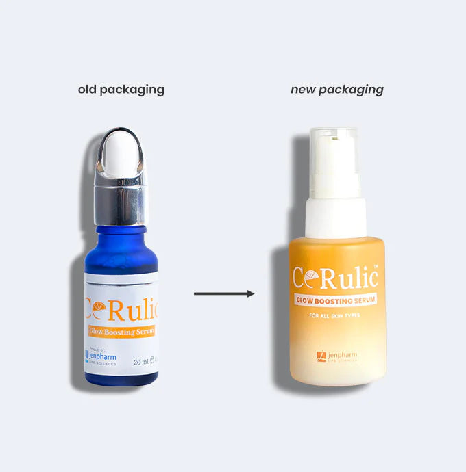 Applying Cerulic Glow Boosting Serum for even skin tone and glow