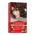 Permanent dark brown hair dye with bond repair complex
