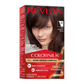 Dark Mahogany Brown permanent hair color kit

