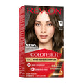 Permanent medium brown hair dye with bond repair complex
