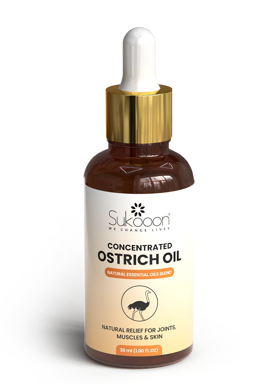 Natural ostrich oil for arthritis and skin repair
