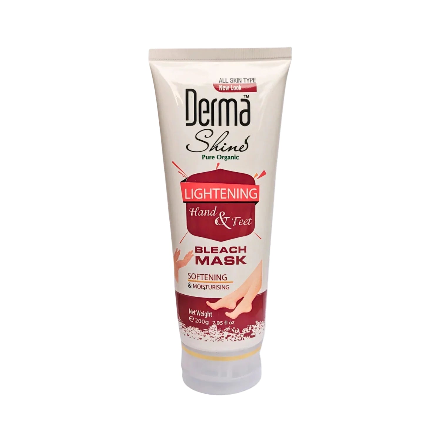 Derma Shine Lightening Hand & Feet Bleach Mask 200g
