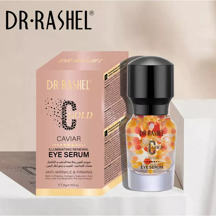 Gold caviar eye serum for brightening under eyes
