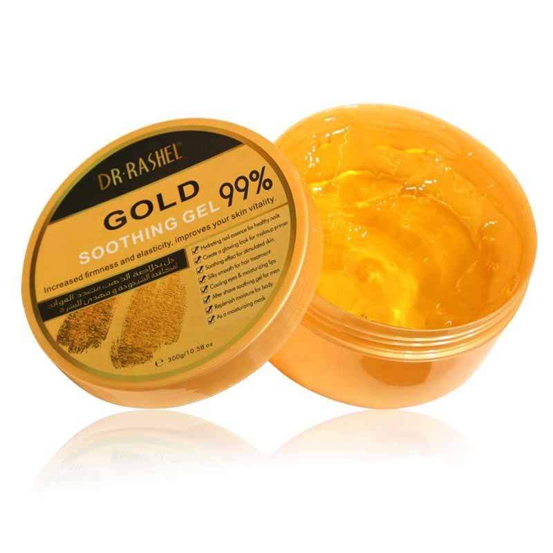 Anti aging rejuvenation gel with gold particles

