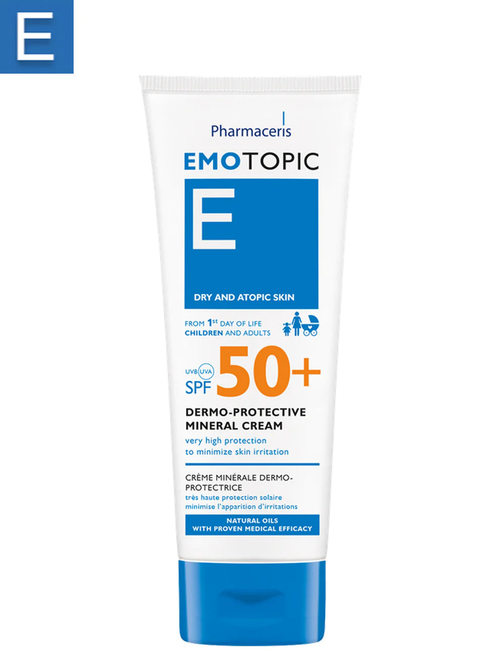 Emotopic mineral sunscreen for sensitive skin
