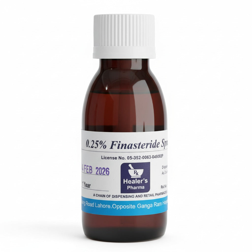 Finasteride topical spray bottle