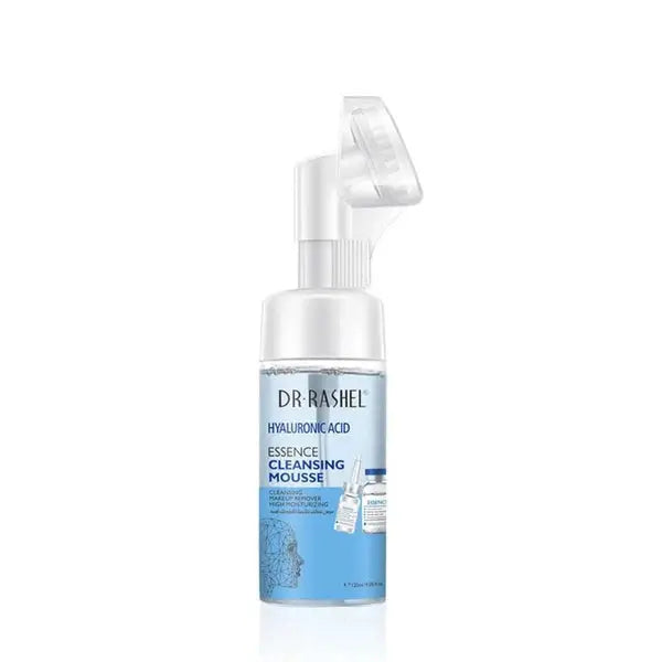 Dr. Rashel Hyaluronic Acid cleansing mousse bottle with brush applicator