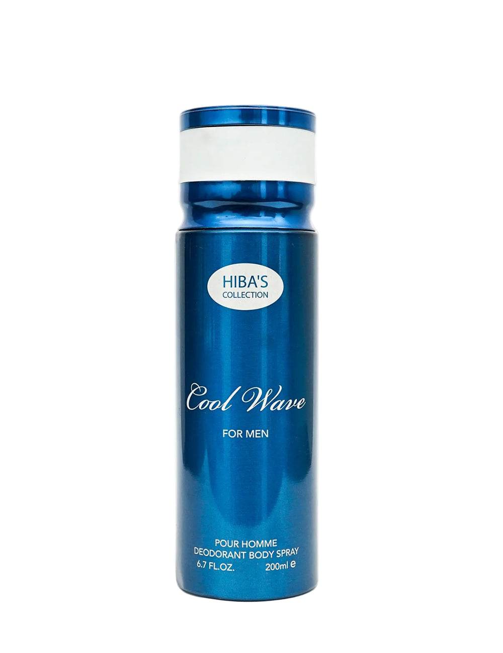 Cool Wave men’s body spray packaging
