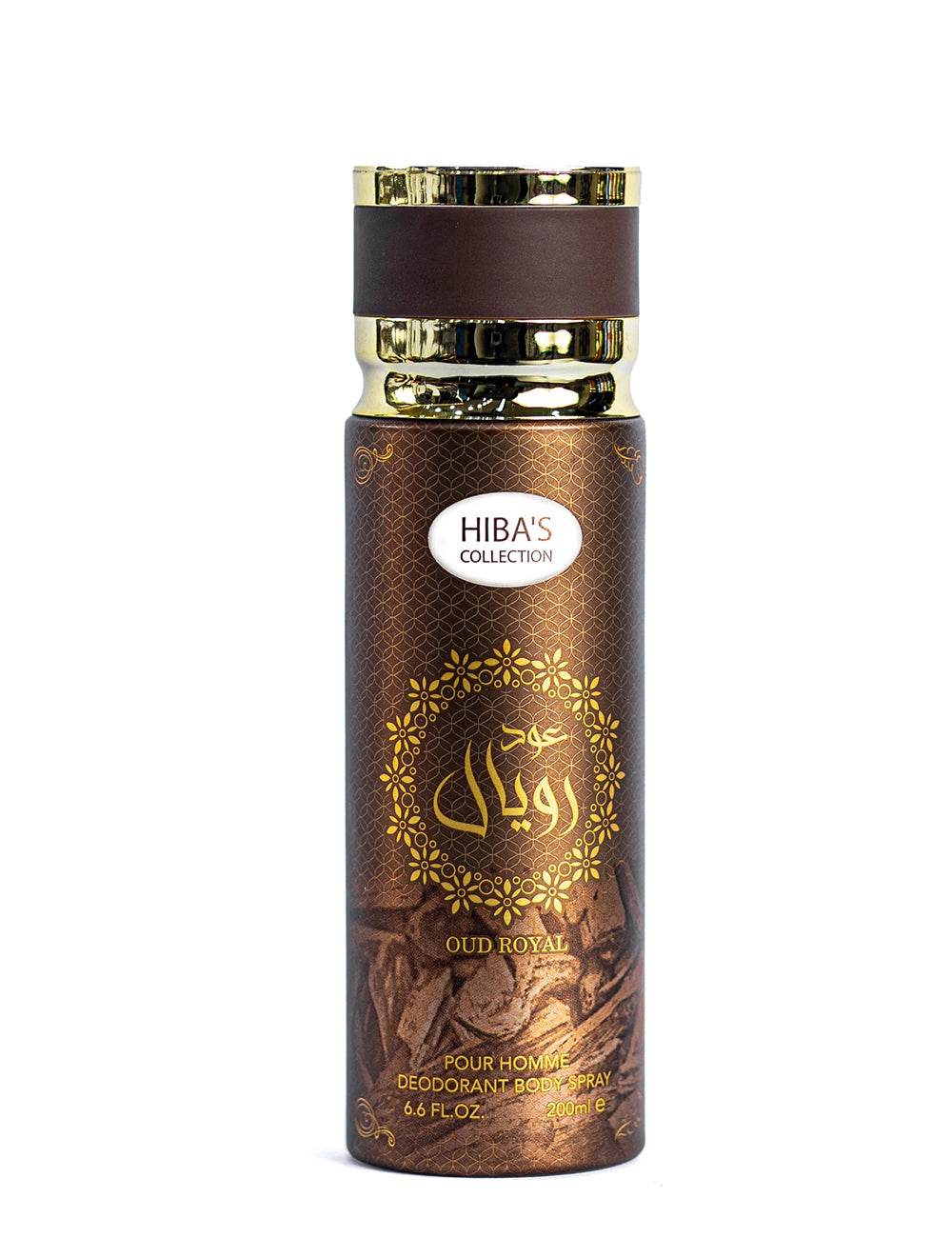 Oud Royal men’s body spray packaging
