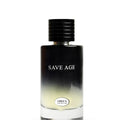 Save Age men’s perfume packaging
