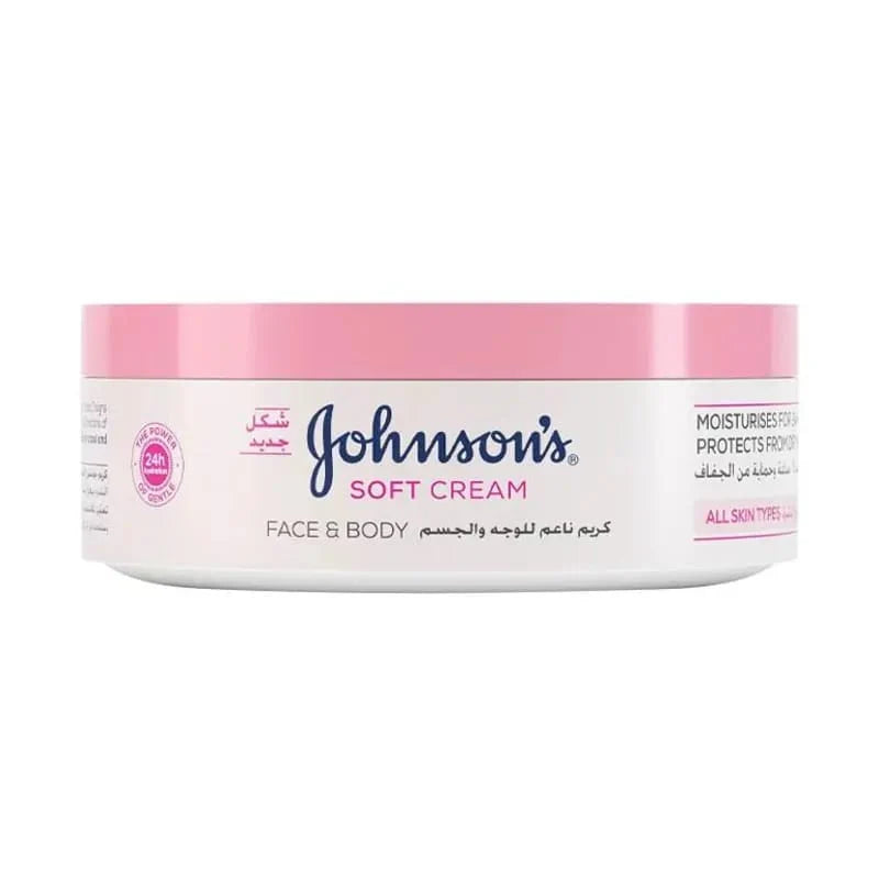 Original Johnson soft cream 200Ml for daily moisturization

