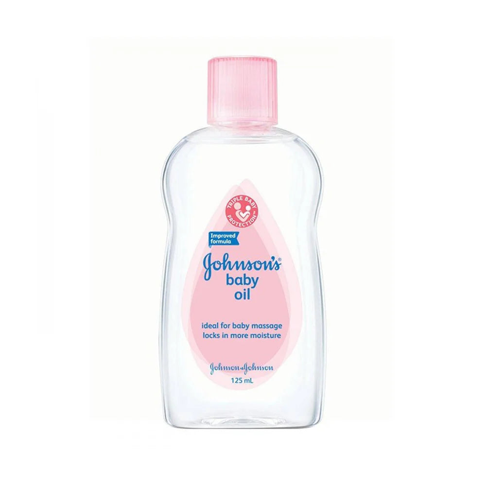 Original Johnsons Baby Oil 125Ml for daily baby massage
