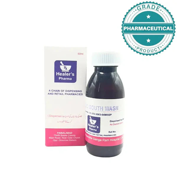 Healer's Pharma Magic Mouth Wash bottle and box