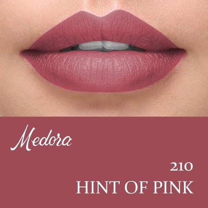 Medora Hint of Pink Lipstick for Daily Wear – High Pigment Shade