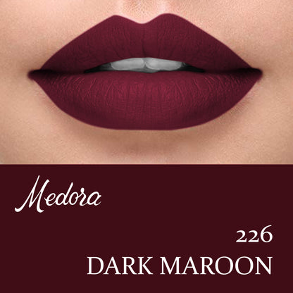 Medora Bold Maroon Matte Lipstick Online Pakistan