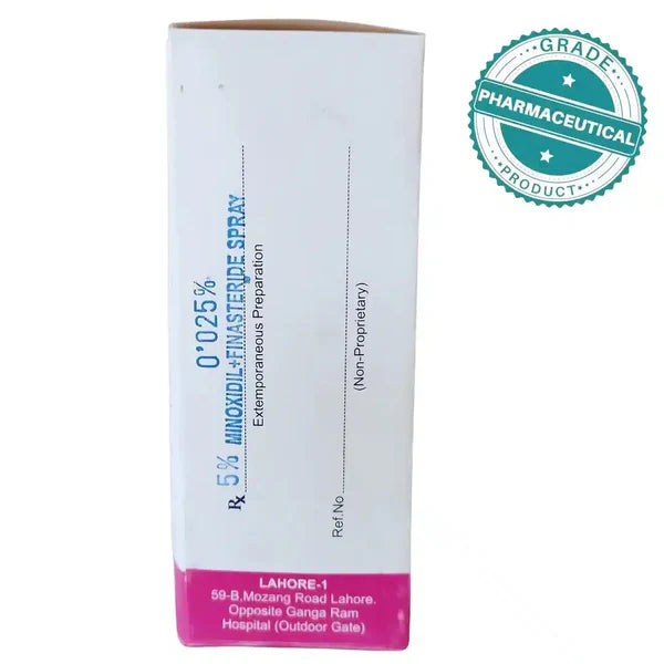Finasteride 0.025% hair loss treatment spray 60ml