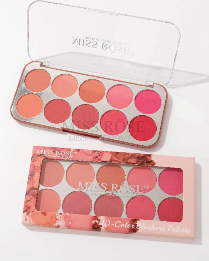 Miss Rose blush palette Y open
