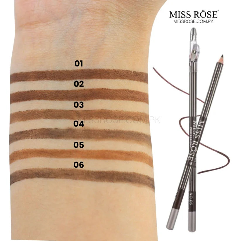 Miss Rose eyebrow eyeliner pencil Color 1 close-up
