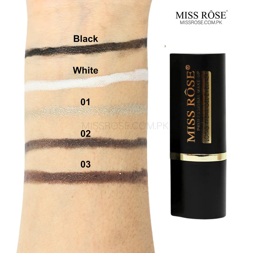 Miss Rose white gel kajal stick
