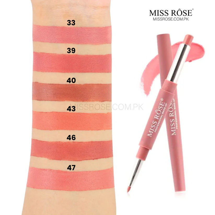 Miss Rose lipstick and liner duo 33 Pakistan
