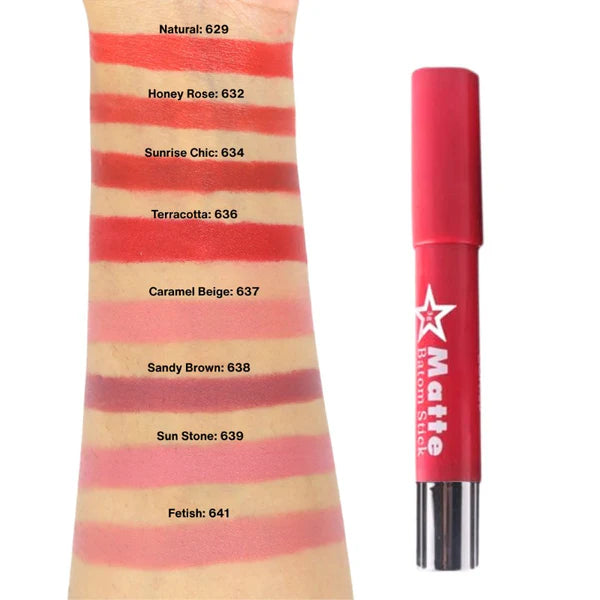 Miss Rose nude matte lip crayon shade 637
