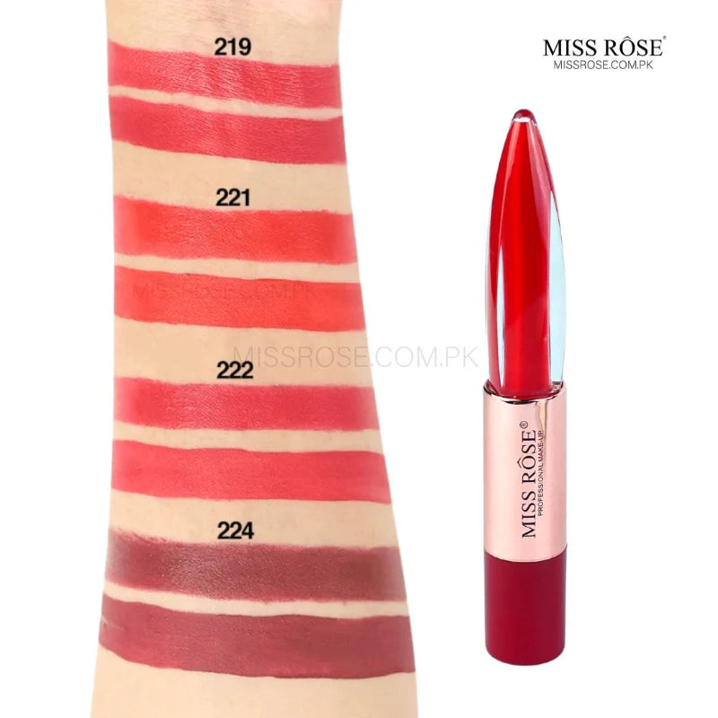 Miss Rose dual-ended matte lipstick lip gloss 221
