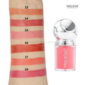 Golden matte blush for sculpted makeup