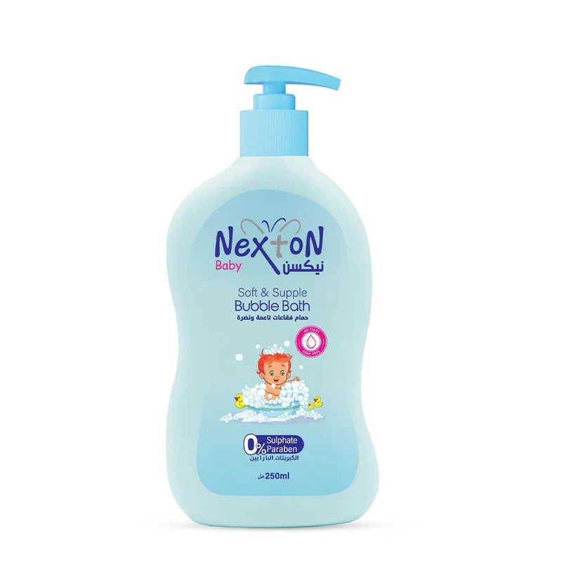 Gentle bubble bath cleanser for babies
