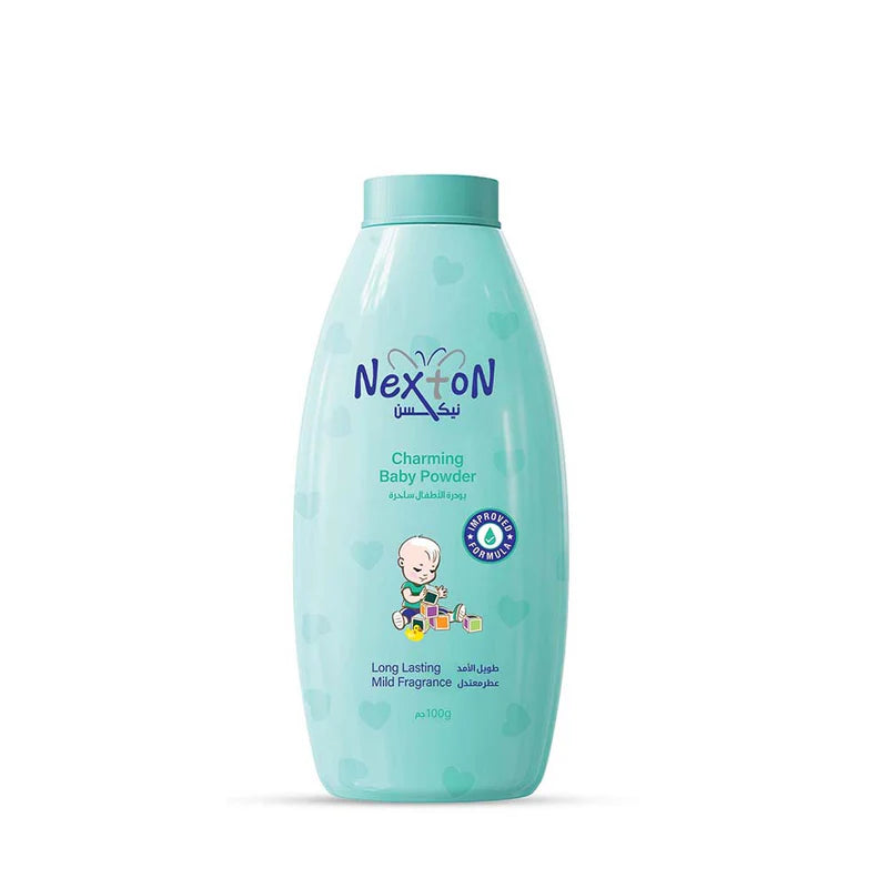 Nexton Charming baby powder packaging
