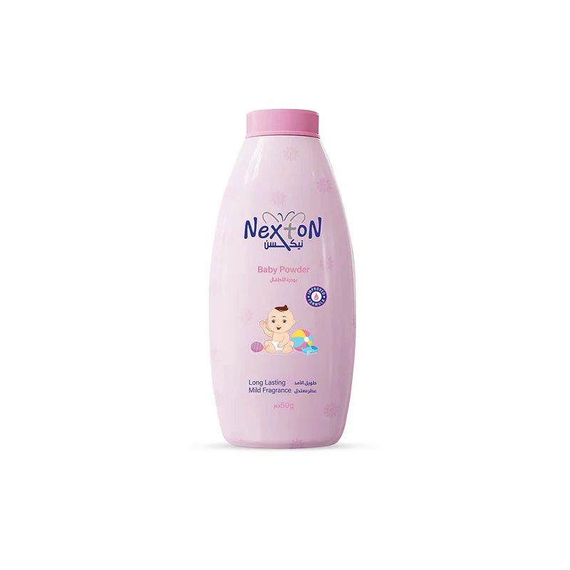Nexton Baby Powder Pink container
