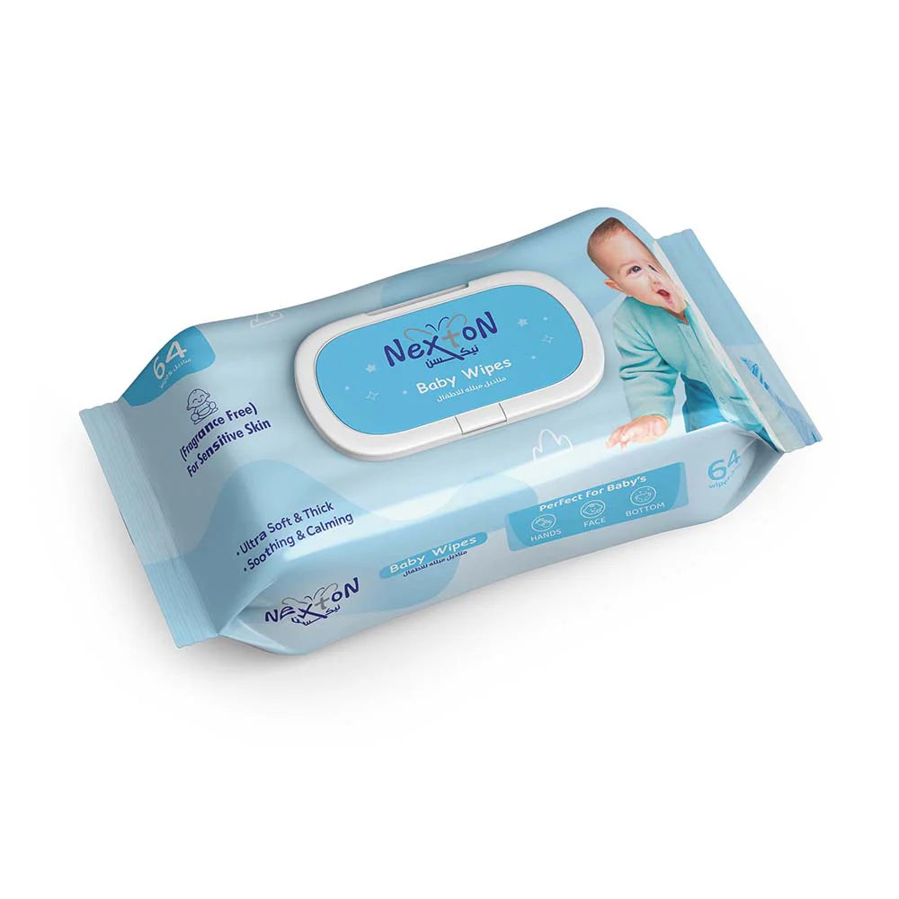 Fragrance free baby wipes pack 64
